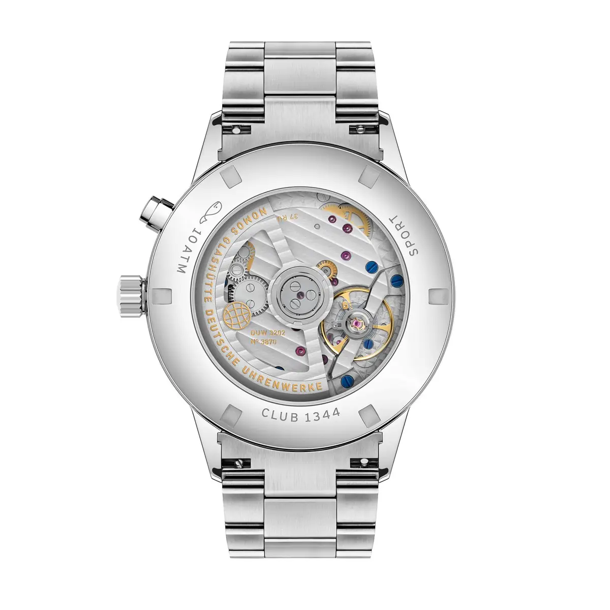 NOMOS Glashütte Club Sport neomatik Worldtimer, white (Ref. 792), photo 5
