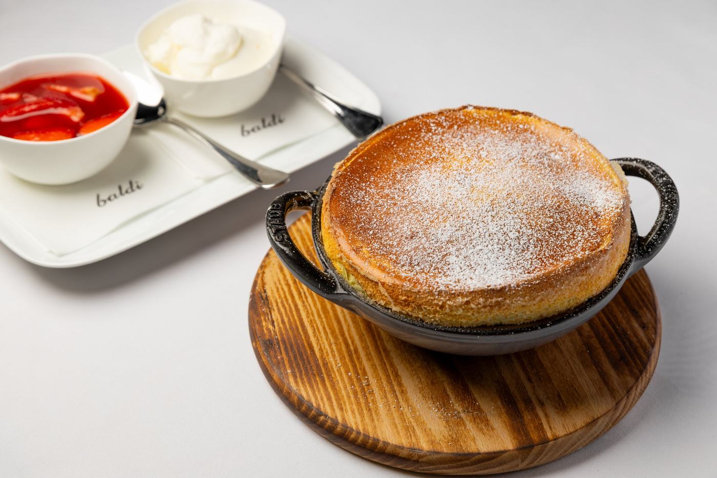 Pancake soufflé for two