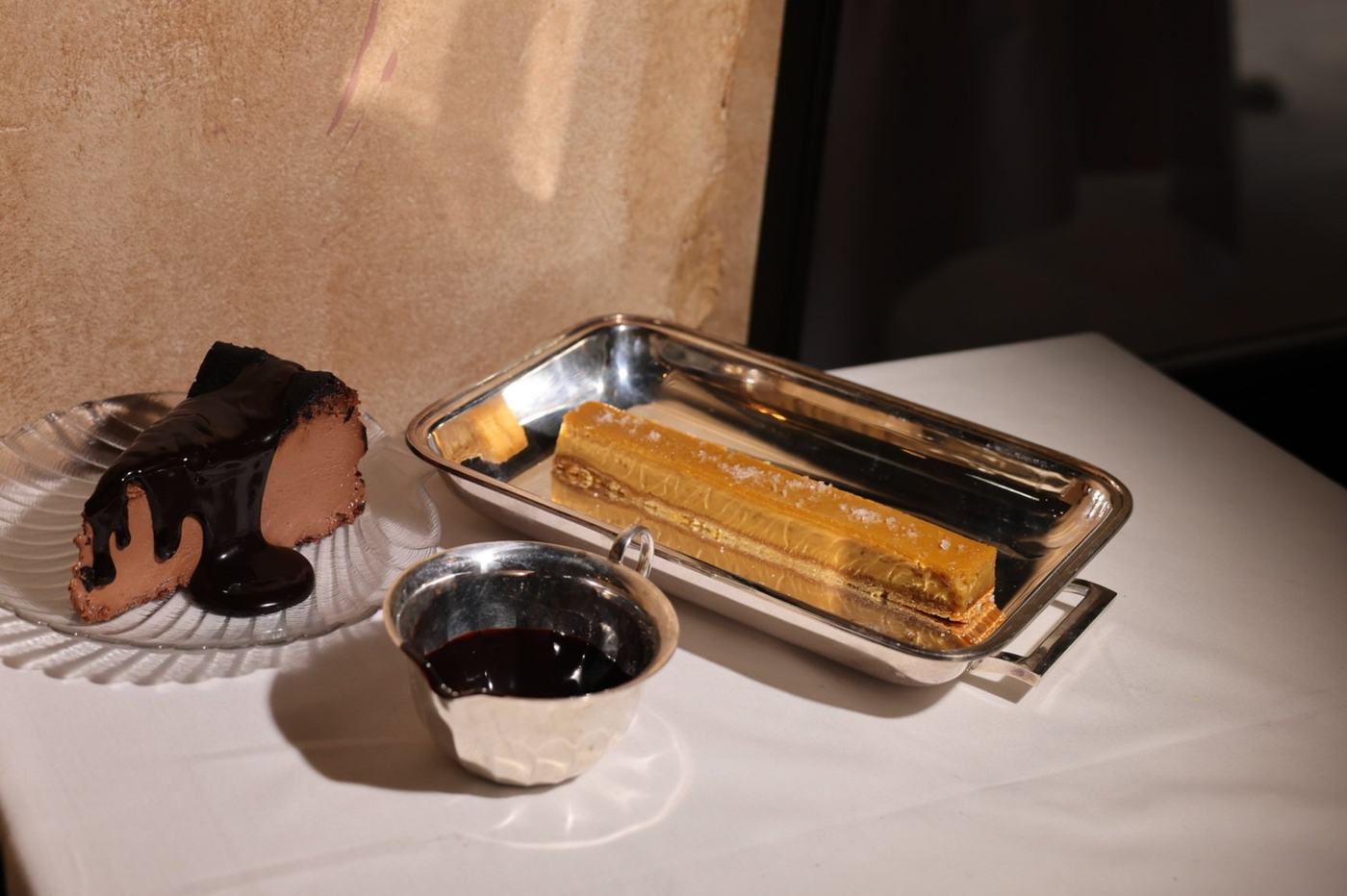 Burnt cheesecake with Original Beans' Piura Porcelana chocolate