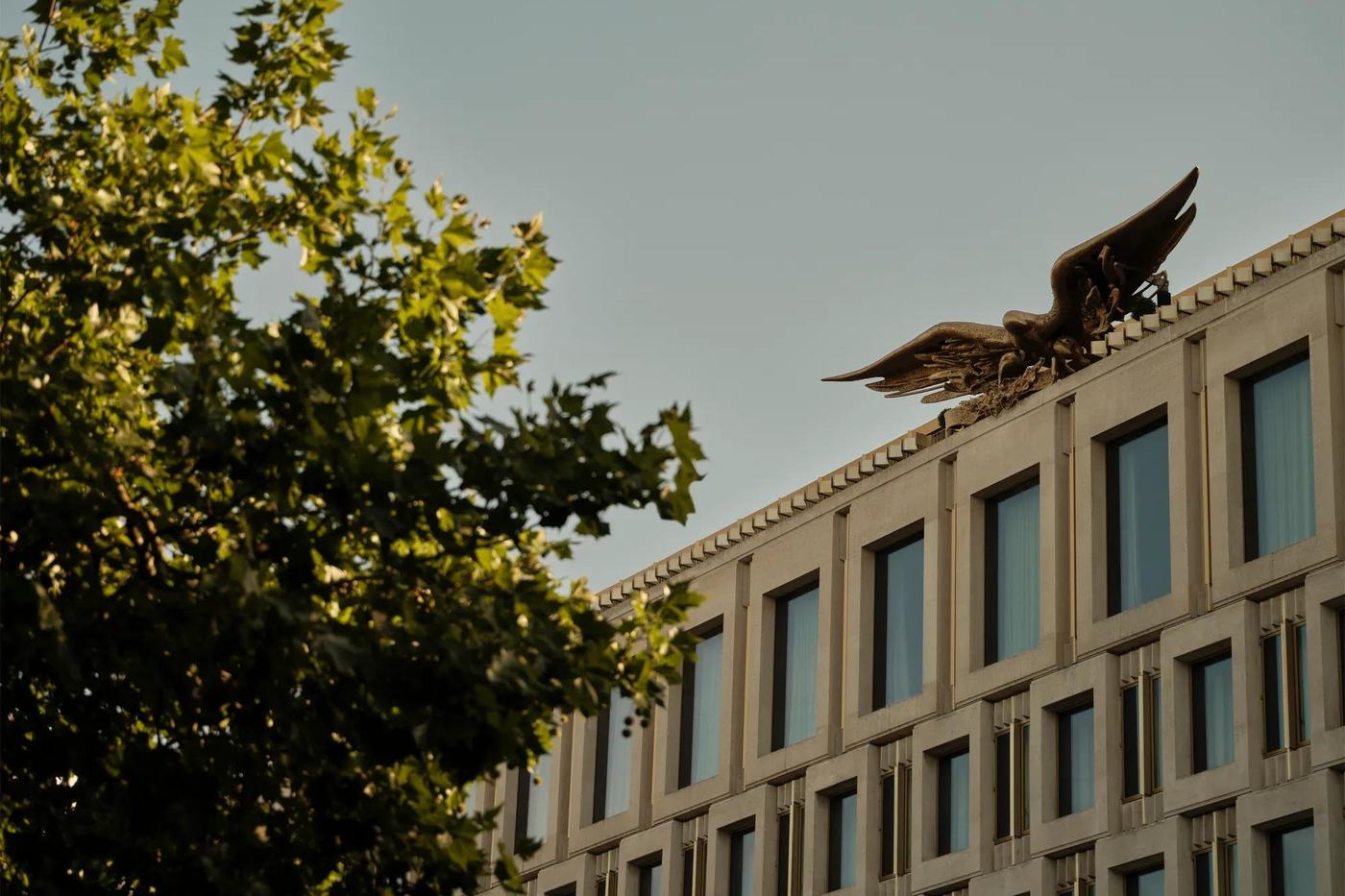 Theodore Roszak's gilded eagle
