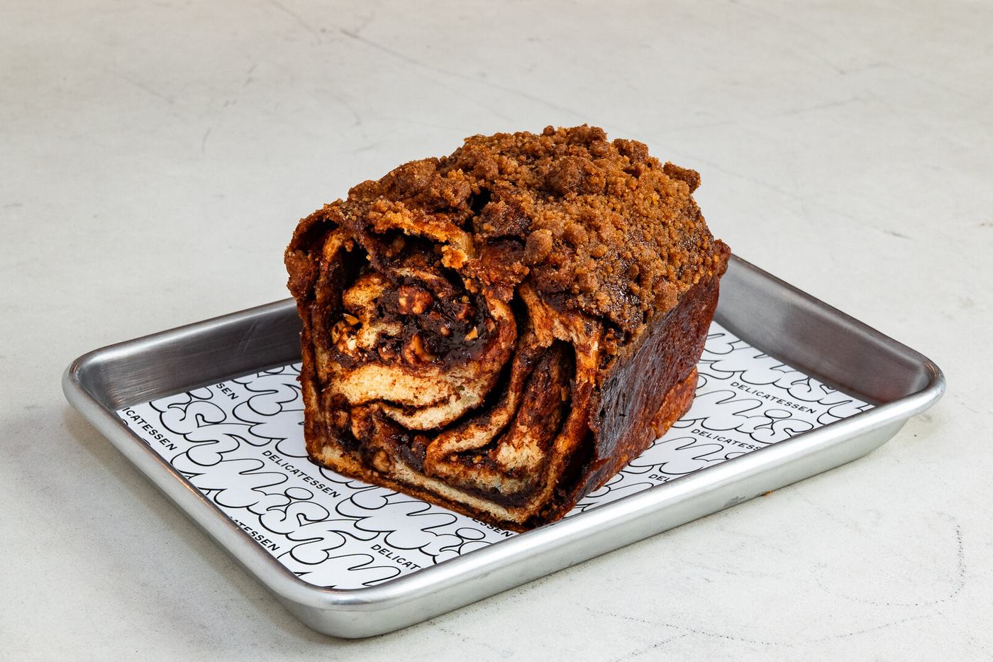 Chocolate and hazelnut babka